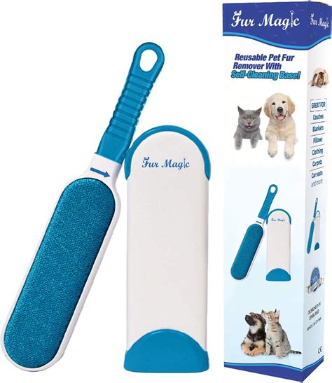 Effortlessly remove pet fur with the magic brush